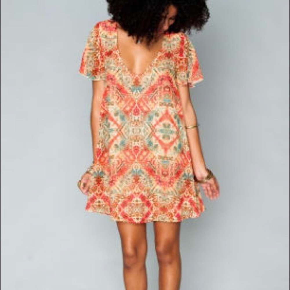 show me your mumu kylie mini dress